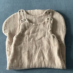 Kids Cream Sleeveless Top